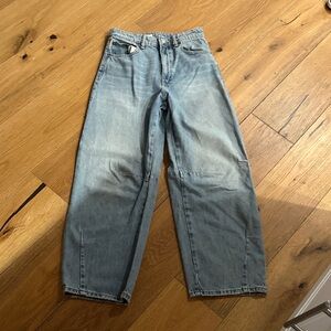 Zara Women's Light Blue Flare Jeans